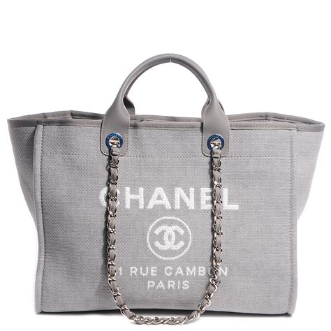 chanel large deauville tote bag replica|chanel canvas tote 2021.